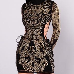 Studded Mini Dress